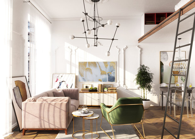 Фото из портфолио Loft 1 – фотографии дизайна интерьеров на INMYROOM