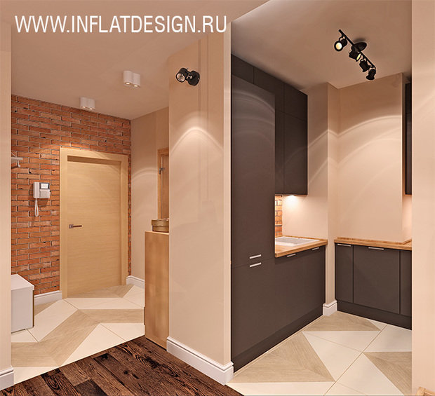 Фото из портфолио Однокомнатная квартира 41 кв м – фотографии дизайна интерьеров на INMYROOM
