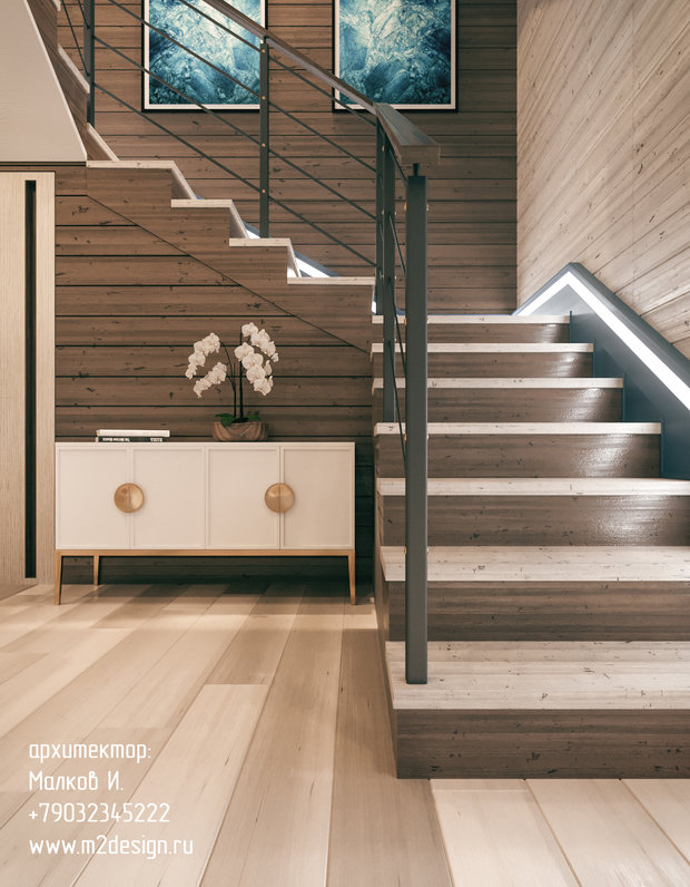Фото из портфолио дизайн проект Таунхауса – фотографии дизайна интерьеров на INMYROOM