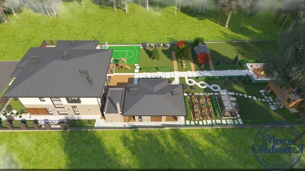 Фото из портфолио Двухэтажный загородный дом – фотографии дизайна интерьеров на INMYROOM