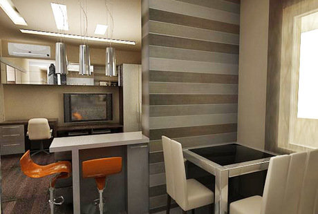 Проект однокомнатной квартиры. 