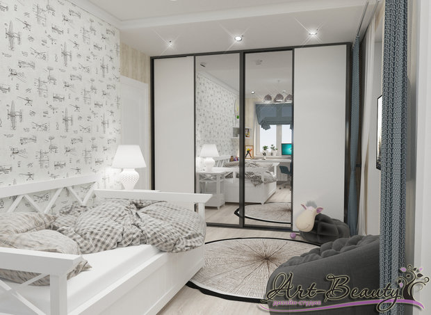 Фото из портфолио Сдержанность в серых тонах – фотографии дизайна интерьеров на INMYROOM
