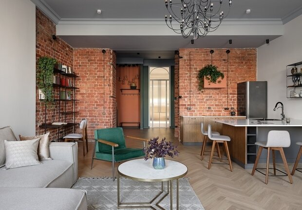 Фотография: Гостиная в стиле Лофт, Современный,  – фото на INMYROOM