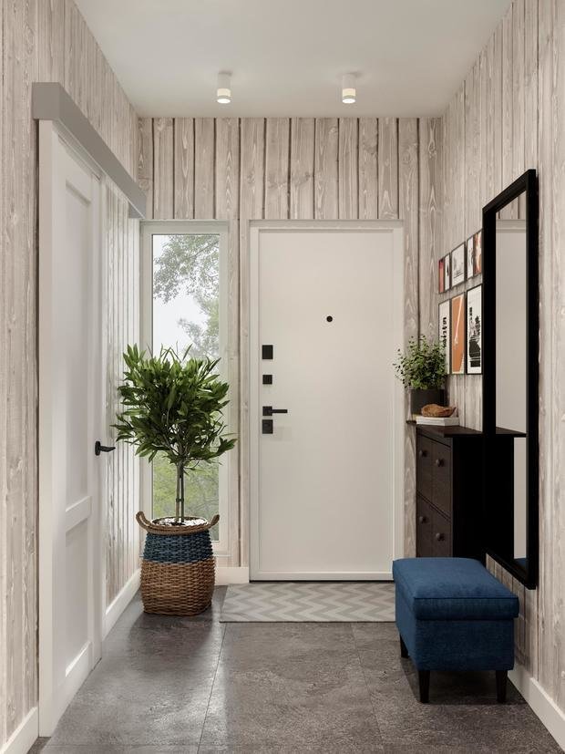 Фотография: Прихожая в стиле Скандинавский, Дом, Проект недели, Дом и дача, Ленинградская область, 4 и больше, Более 90 метров, Анастасия Рамазанова – фото на INMYROOM