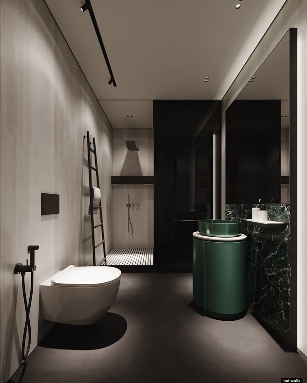 Фото из портфолио Calacatta Green – фотографии дизайна интерьеров на INMYROOM