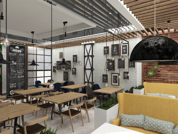 Фото из портфолио Кафе "Плаза", г. Ярославль – фотографии дизайна интерьеров на INMYROOM