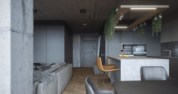 Фото из портфолио Холодный эко-интерьер – фотографии дизайна интерьеров на INMYROOM