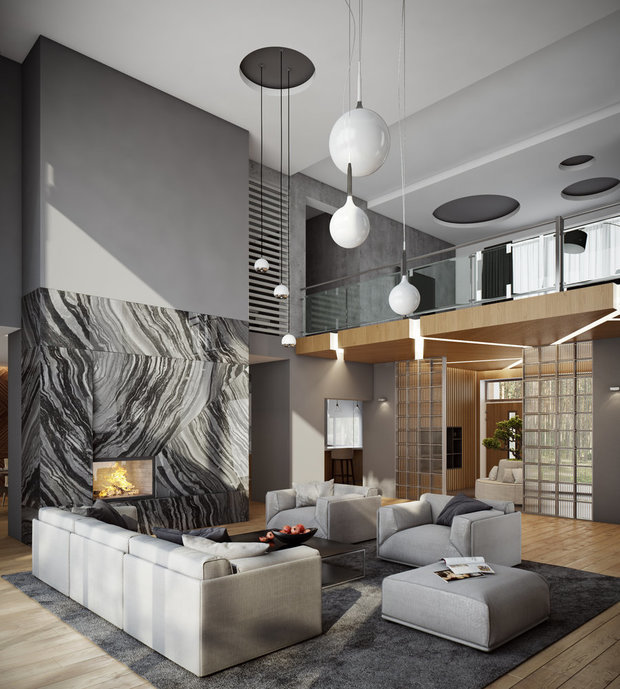Фотография: Гостиная в стиле Лофт,  – фото на INMYROOM