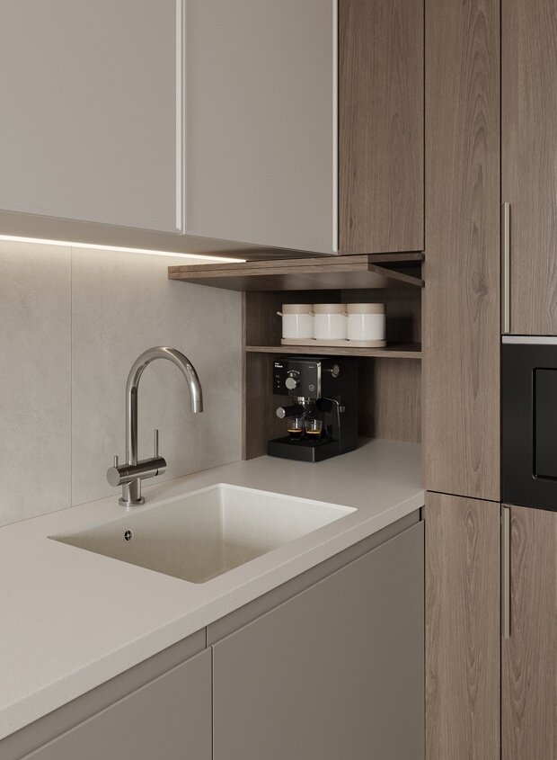 Фото из портфолио Квартира 79 м2 – фотографии дизайна интерьеров на INMYROOM