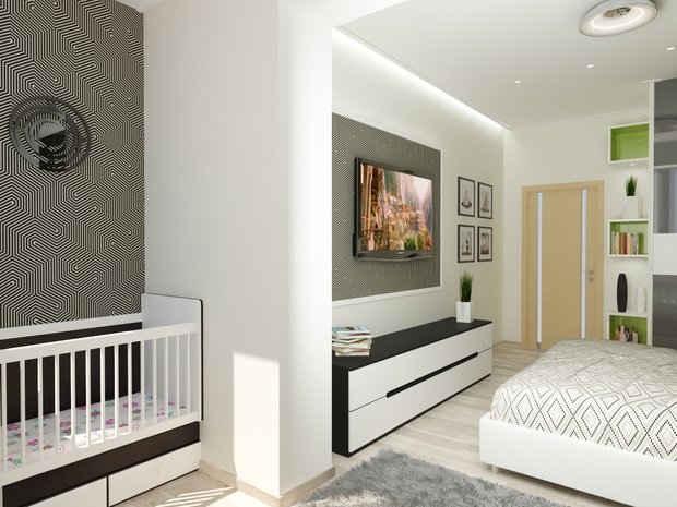 Фото из портфолио Спальня в эко-стиле – фотографии дизайна интерьеров на INMYROOM