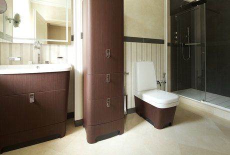 Ванная комната. Загородный дом. Подмосковье