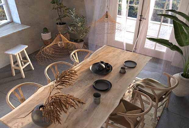 Фото из портфолио Проект столовой  – фотографии дизайна интерьеров на INMYROOM