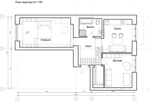 Фото из портфолио квартира на Ленинском проспекте – фотографии дизайна интерьеров на INMYROOM