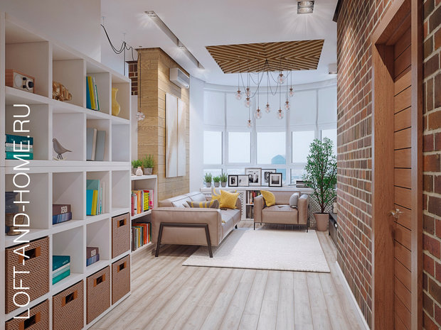 Фото из портфолио ПАНОРАМА СКОЛКОВО, МЯГКИЙ LOFT – фотографии дизайна интерьеров на INMYROOM