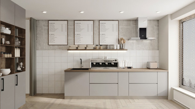 Фото из портфолио Дизайн кафе в Уфе – фотографии дизайна интерьеров на INMYROOM