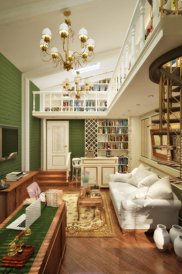 Фото из портфолио Кабинет – фотографии дизайна интерьеров на INMYROOM