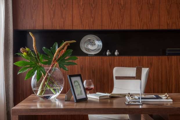 Фотография: Кабинет в стиле Современный, Дом, Проект недели, Дом и дача, Московская область, Ольга Черненко, Кирпичный дом, 4 и больше, Более 90 метров, #эксклюзивныепроекты – фото на INMYROOM