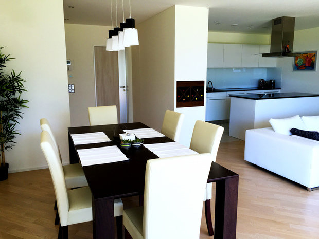 Фото из портфолио Апартаменты в современном стиле с большой террасой – фотографии дизайна интерьеров на INMYROOM