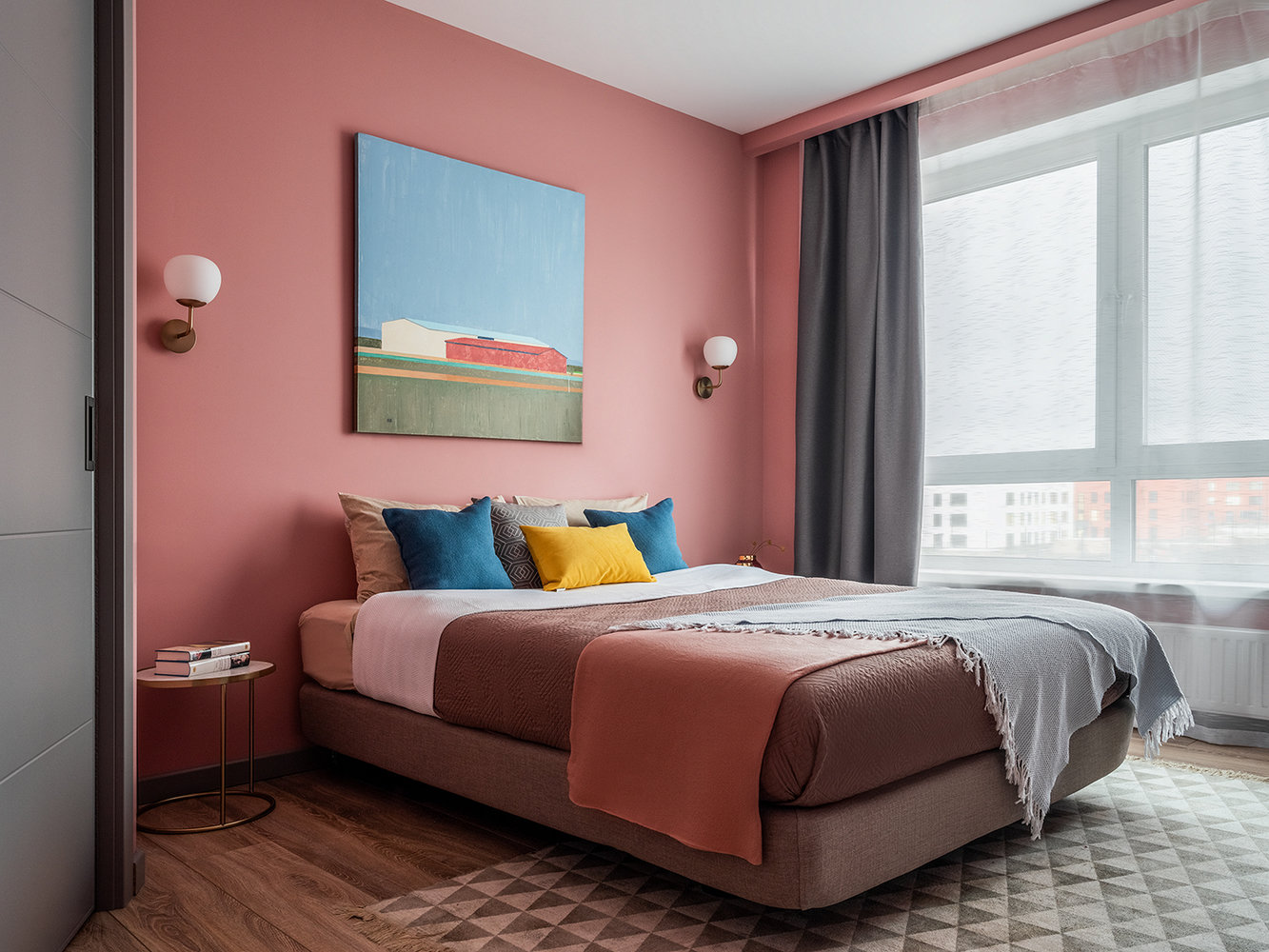 Фотография: Спальня в стиле Современный, Квартира, Проект недели, Москва, Евгения Матвеенко, FlatsDesign, 3 комнаты, Более 90 метров – фото на INMYROOM Фотография: Спальня в стиле Современный, Квартира, Проект недели, Москва, Евгения Матвеенко, FlatsDesign, 3 комнаты, Более 90 метров – фото на INMYROOM