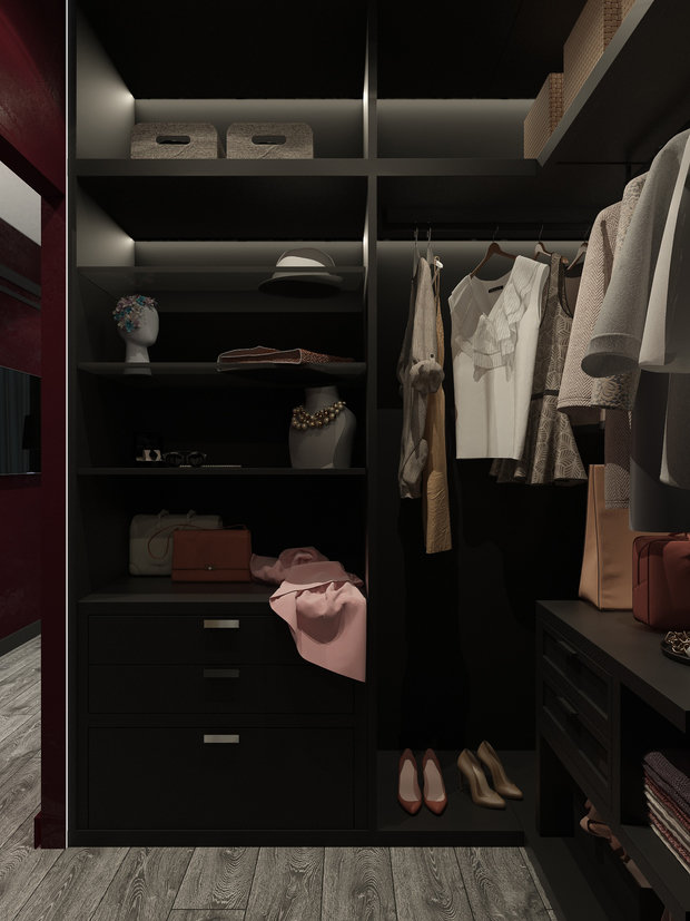 Фото из портфолио Cherry bedroom – фотографии дизайна интерьеров на INMYROOM