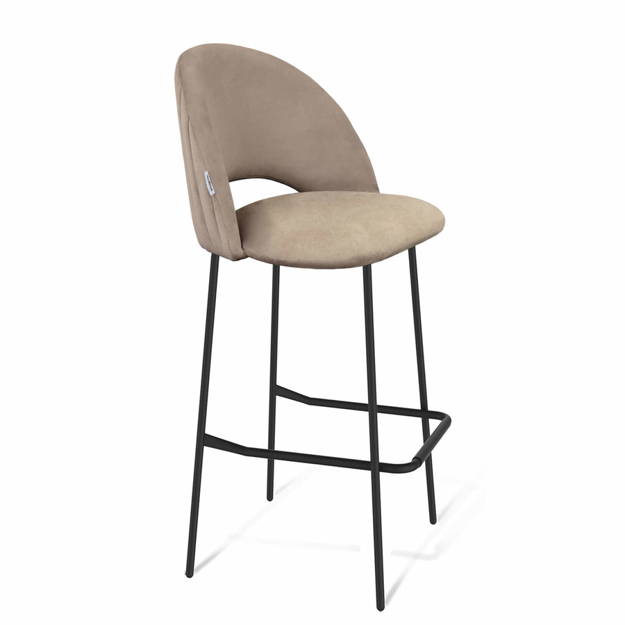 Барный стул Merak бежевого цвета