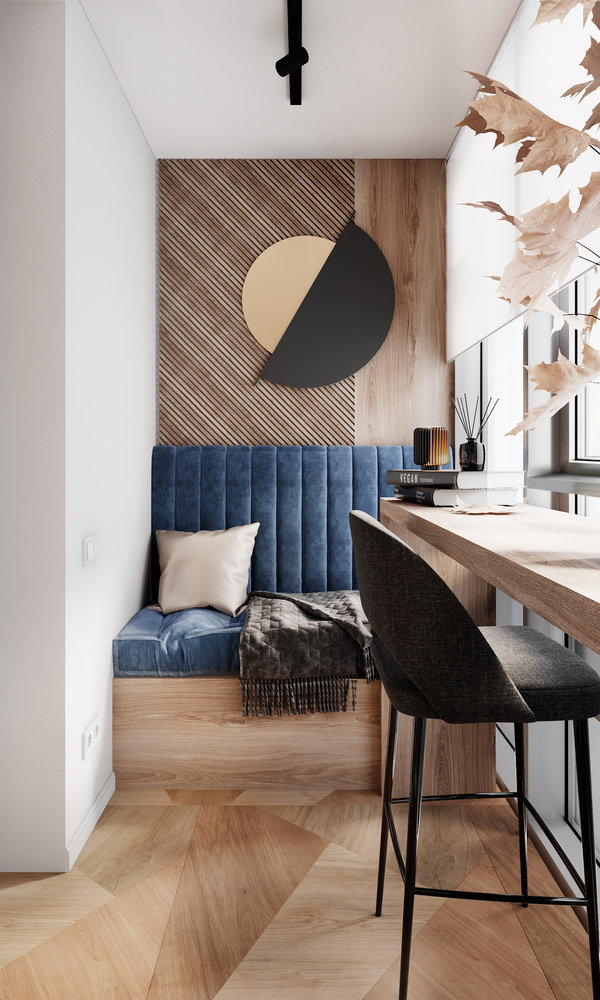 Фотография: Балкон в стиле Современный, Квартира, Проект дня, 3 комнаты, Более 90 метров, Люберцы, Александра Гартке – фото на INMYROOM