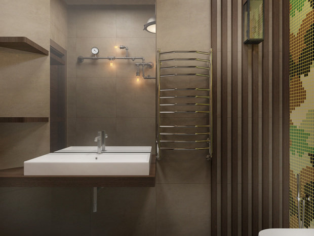 Фото из портфолио Загородный дом под Казанью – фотографии дизайна интерьеров на INMYROOM