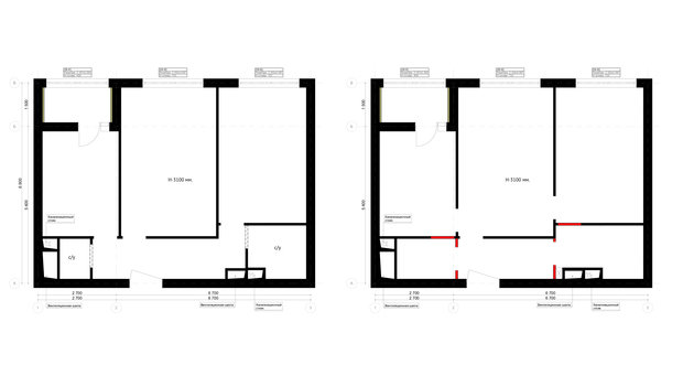 Фотография: Планировки в стиле , Советы, Перепланировка, Марина Лаптева – фото на INMYROOM