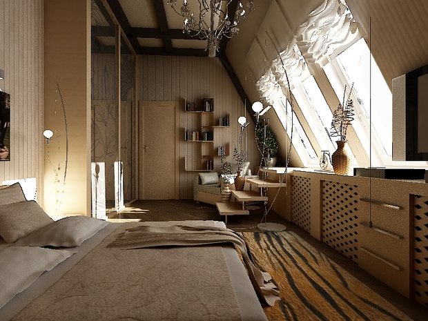Фотография: Спальня в стиле Эклектика – фото на InMyRoom.ru