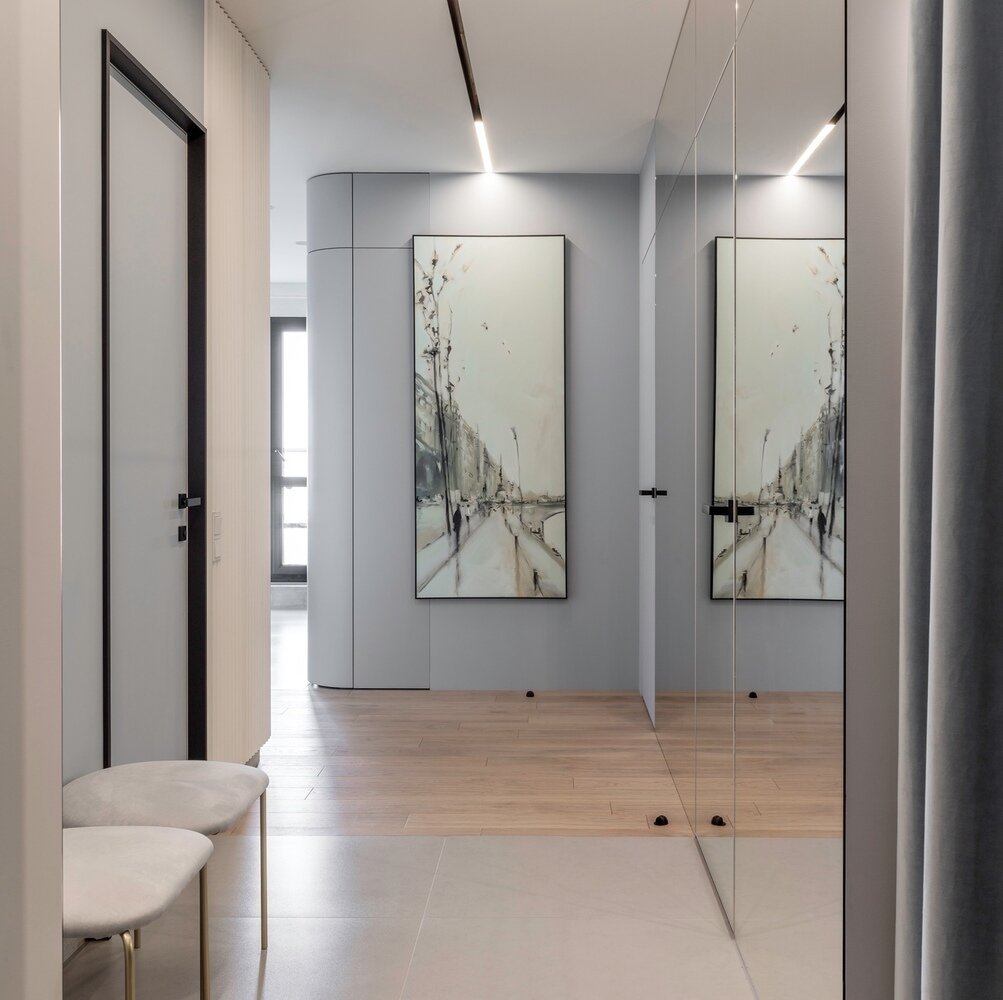 Фотография: Прихожая в стиле Современный, Квартира, Минимализм, Проект недели, Минск, 3 комнаты, Более 90 метров, Zrobym architects – фото на INMYROOM Фотография: Прихожая в стиле Современный, Квартира, Минимализм, Проект недели, Минск, 3 комнаты, Более 90 метров, Zrobym architects – фото на INMYROOM