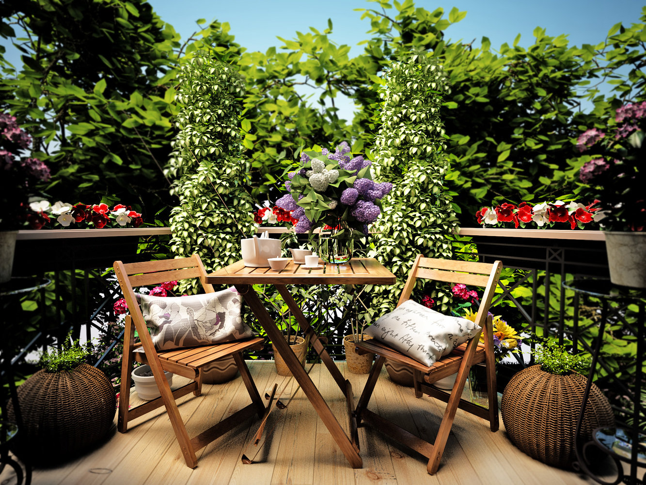 Фотография: Балкон, Терраса в стиле Прованс и Кантри, Современный, Квартира, Дом, Дома и квартиры, Проект недели – фото на INMYROOM