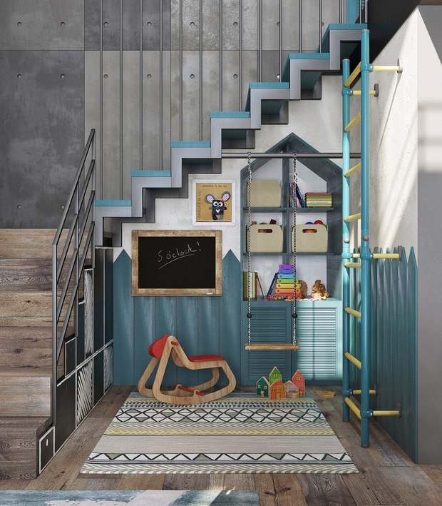 Фото из портфолио Двухуровневый лофт в "Пятницких кварталах" г.Москва – фотографии дизайна интерьеров на INMYROOM