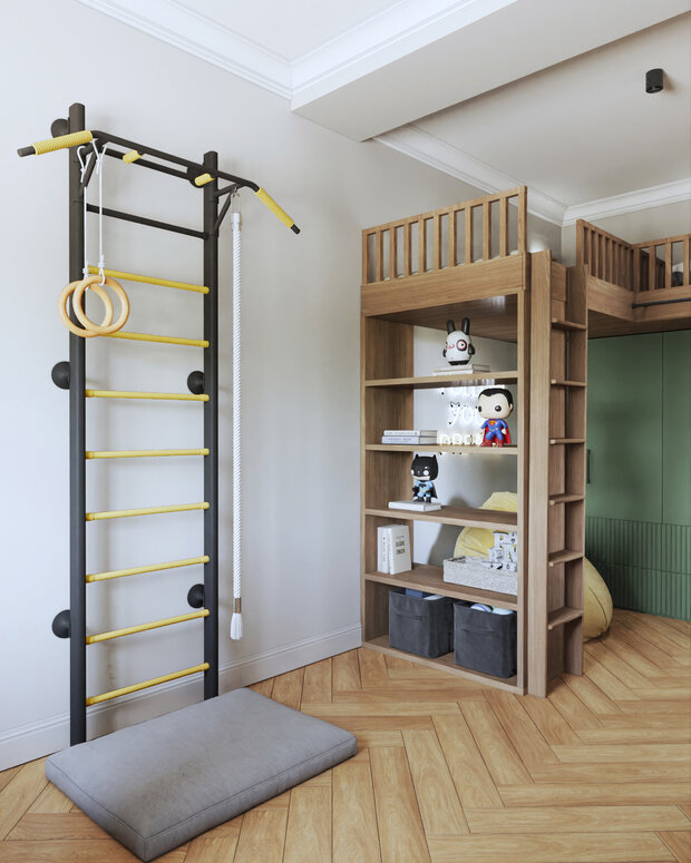 Фотография: Детская в стиле Современный, Эклектика, Квартира, Проект дня, Москва, Сталинка, 4 и больше, 60-90 метров, Марина Ярмаркина – фото на INMYROOM