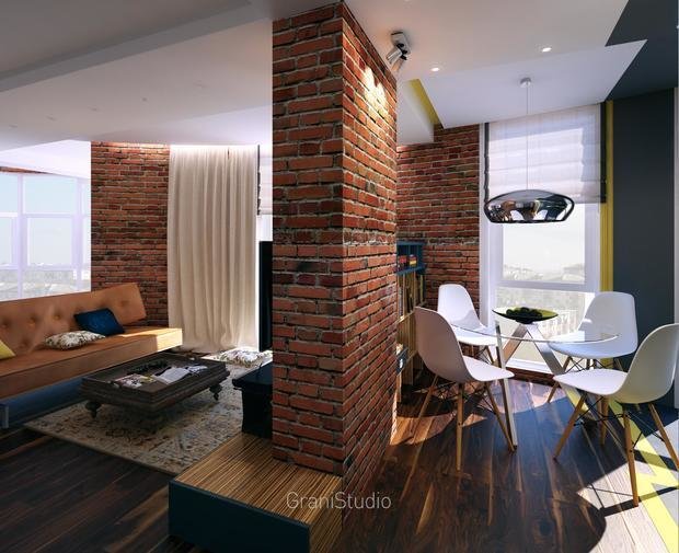 Фото из портфолио Уютный лофт – фотографии дизайна интерьеров на INMYROOM