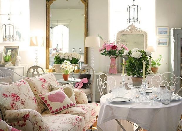 Фотография: Гостиная в стиле Прованс и Кантри, Декор интерьера, Квартира, Дом, Декор, Шебби-шик – фото на INMYROOM