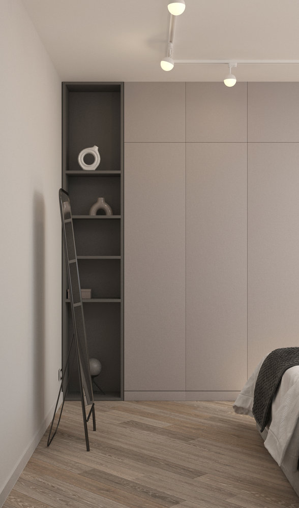 Фотография: Спальня в стиле Современный, Квартира, Проект недели, Москва, 4 и больше, Более 90 метров, MR.BURO – фото на INMYROOM