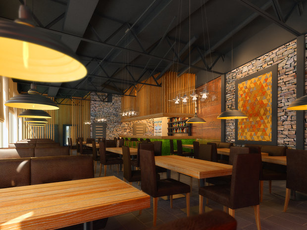 Фото из портфолио Кафе "Слобода"  – фотографии дизайна интерьеров на INMYROOM