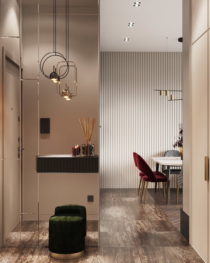 Фотография: Прихожая в стиле Современный, Квартира, Проект дня, Москва, Монолитный дом, 2 комнаты, 40-60 метров, Руслан Просвирин – фото на INMYROOM Фотография: Прихожая в стиле Современный, Квартира, Проект дня, Москва, Монолитный дом, 2 комнаты, 40-60 метров, Руслан Просвирин – фото на INMYROOM