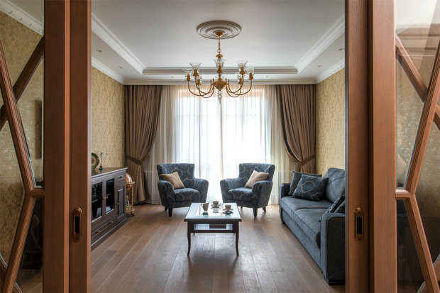 Фото из портфолио Квартира с видом на пруд – фотографии дизайна интерьеров на INMYROOM