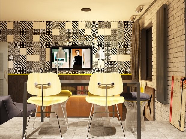 Фото из портфолио нескучная квартира в стиле  эклектика – фотографии дизайна интерьеров на INMYROOM