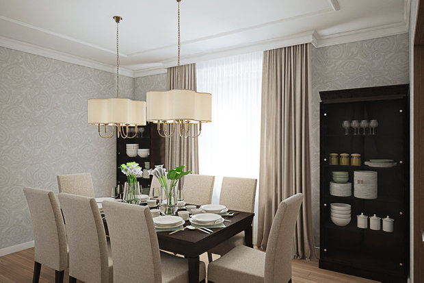 Фото из портфолио Гостиная в Зарице – фотографии дизайна интерьеров на INMYROOM