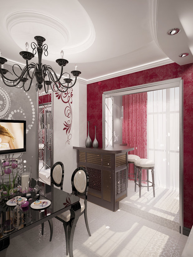 Фото из портфолио Мулен Руж – фотографии дизайна интерьеров на INMYROOM