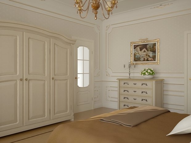 Фото из портфолио классическая спальная – фотографии дизайна интерьеров на INMYROOM