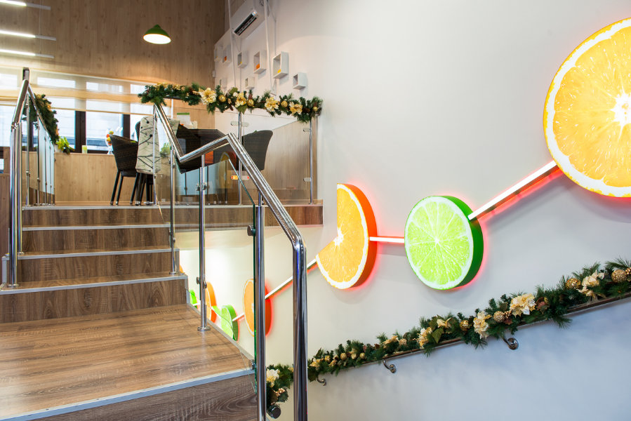 Фото из портфолио Дизайн интерьера ресторана "Цитрус" – фотографии дизайна интерьеров на INMYROOM Фото из портфолио Дизайн интерьера ресторана "Цитрус" – фотографии дизайна интерьеров на INMYROOM