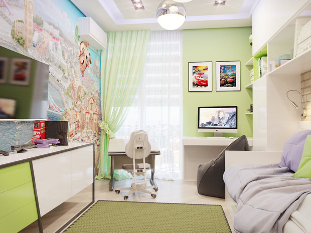 Фото из портфолио Квартира в ЖК Комфорт Таун – фотографии дизайна интерьеров на INMYROOM
