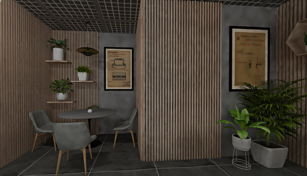 Фото из портфолио Кафе для сотрудников – фотографии дизайна интерьеров на INMYROOM