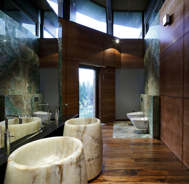 Фотография: Ванная в стиле Лофт, Дом, Дома и квартиры, Проект недели – фото на INMYROOM