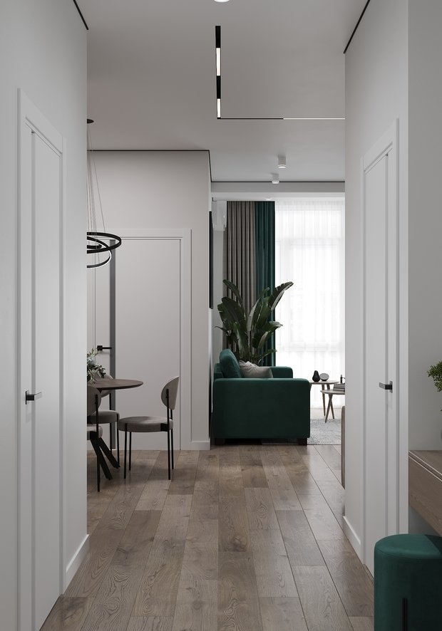 Фото из портфолио Проект квартиры – фотографии дизайна интерьеров на INMYROOM