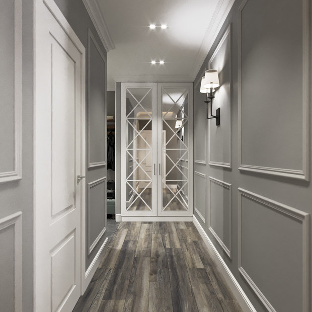 Фотография: Прихожая в стиле Классический, Современный, Квартира, Проект недели, Новосибирск, студия Mango, Монолитный дом, 3 комнаты, Более 90 метров – фото на INMYROOM