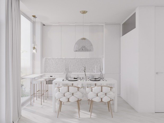 Фото из портфолио Дизайн-проект квартиры 40,6 м2 – фотографии дизайна интерьеров на INMYROOM